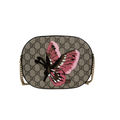 GG Supreme Monogram Butterfly Embroidered Gold Hardware