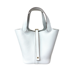 Picotin White Clemence Lock 18 Gold Hardware (2020)