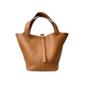 Picotin Lock Gold Clemence Leather Gold Hardware