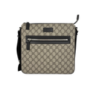 Messenger Bag GG Supreme Mono Silver Hardware
