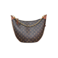 Loop Hobo Monogram Canvas Gold Hardware