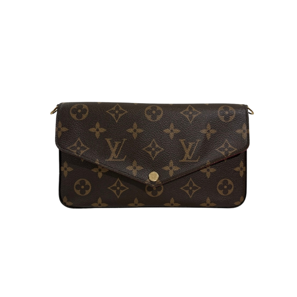 Pochette Félicie Monogram Canvas Gold-Tone Hardware