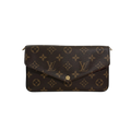 Pochette Félicie Monogram Canvas Gold-Tone Hardware