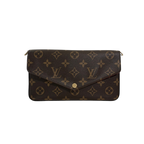 Pochette Félicie Monogram Canvas Gold-Tone Hardware