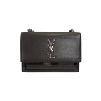 Sunset Chain Wallet Mini Grey Silver Hardware