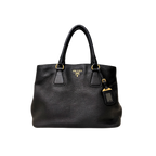 Vitello Daino Tote Bag Gold Hardware