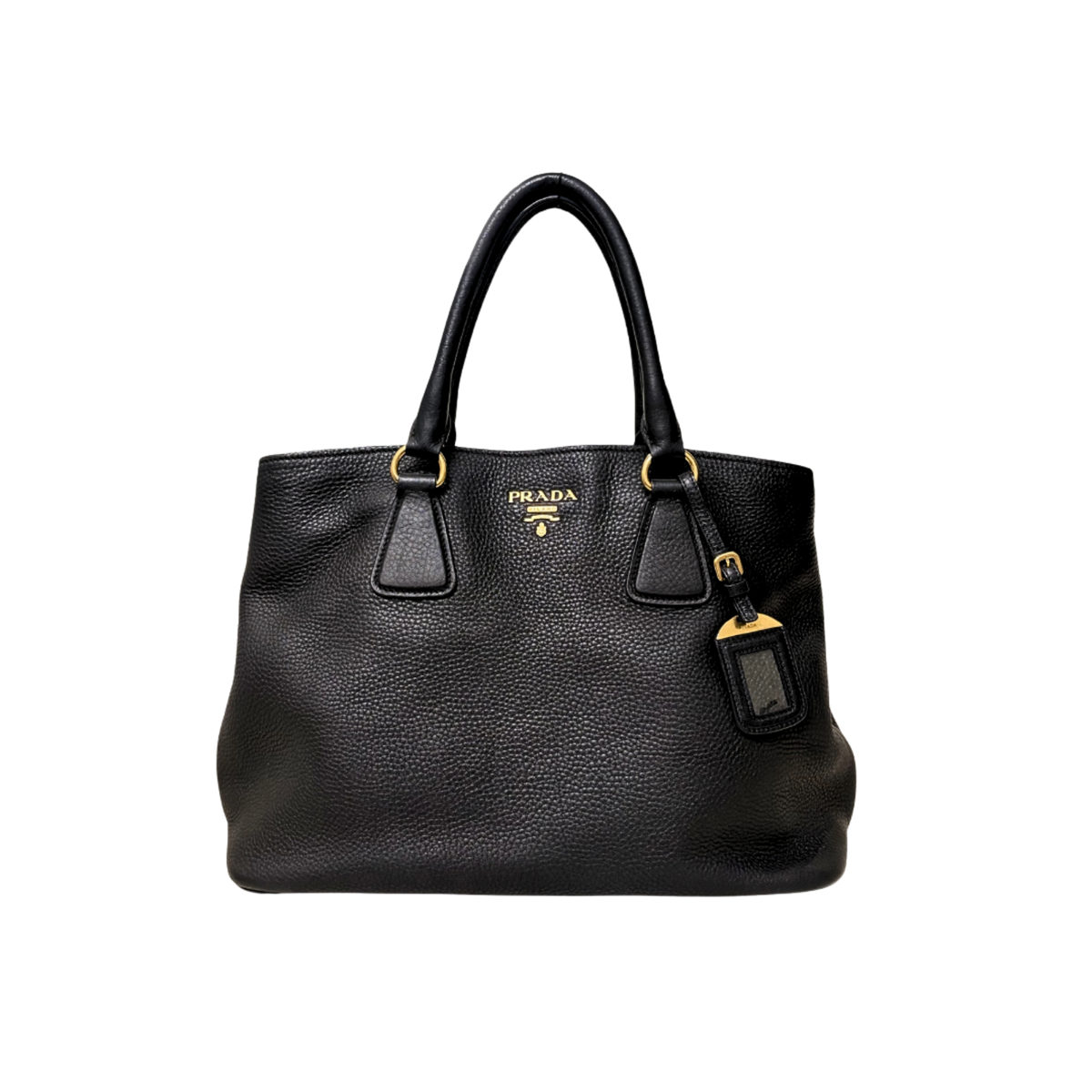 Vitello Daino Tote Bag Gold Hardware