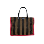 Pequin Canvas Tote Bag Tri-color