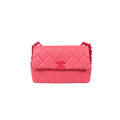 Runway All Pink Flap Bag Caviar Leather Series 30