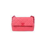 Runway All Pink Flap Bag Caviar Leather Series 30