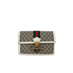 Queen Margaret GG Supreme Canvas White/Beige Gold Hardware