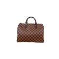 Speedy Bandoulière 30 Damier Ebene Canvas Gold Hardware