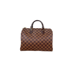 Speedy Bandoulière 30 Damier Ebene Canvas Gold Hardware