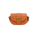 Pont 9 PM Caramel Brown Grained Leather Gold Hardware