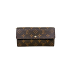 Long Wallet Monogram Canvas Gold Hardware