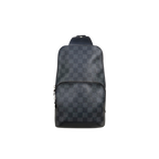 Avenue Sling Bag Damier Graphite Canvas Silver Hardware