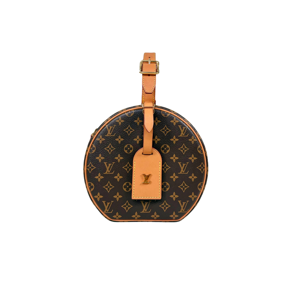 Petite Boite Chapeau Monogram Canvas Gold Hardware