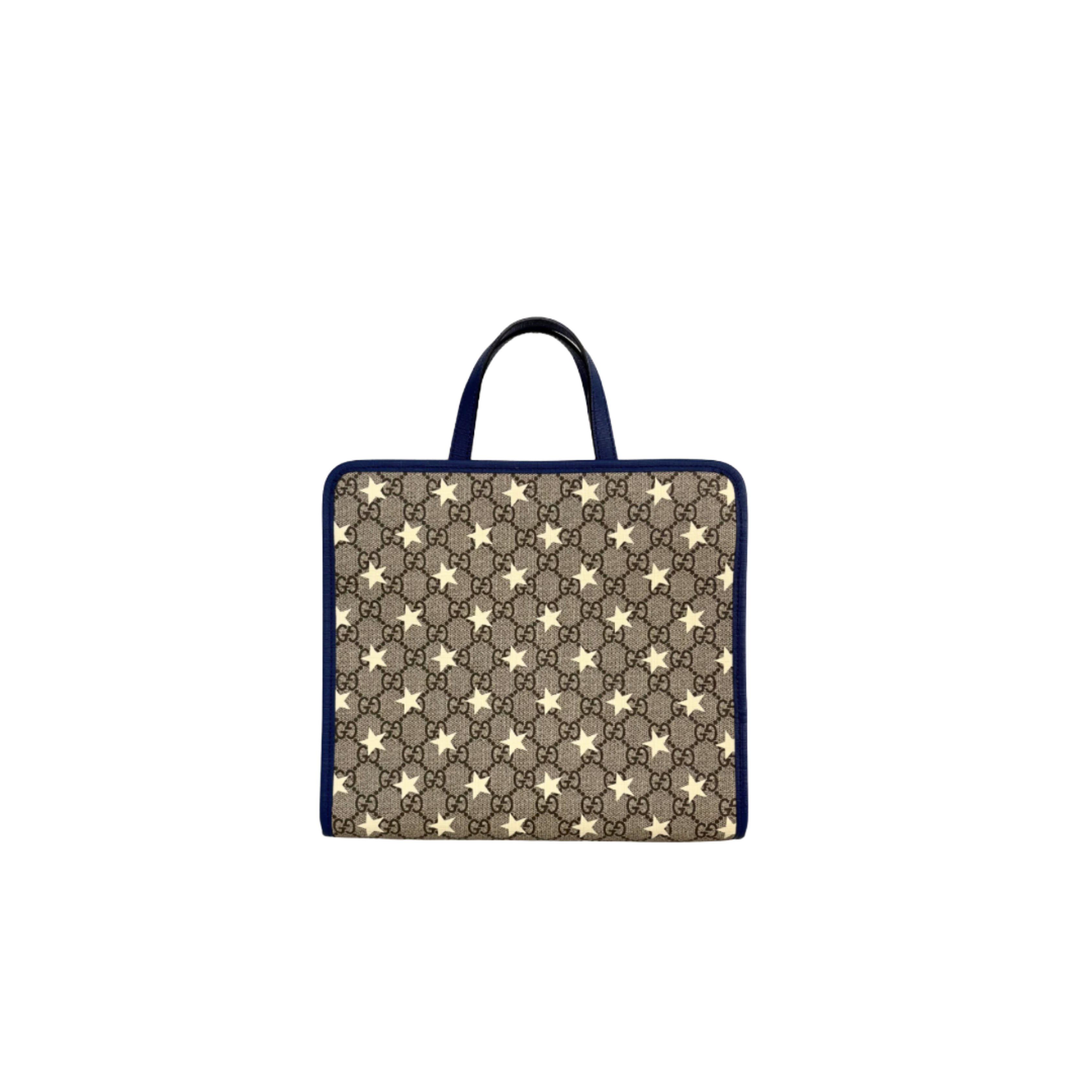 Children's Stars Tote Bag GG Supreme Canvas Beige/Blue