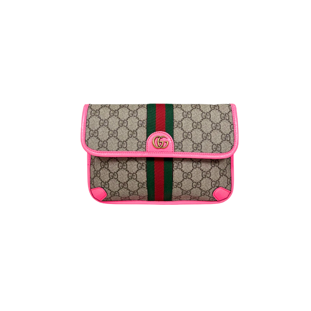 Bumbag Ophidia Pink Lining Gold Hardware