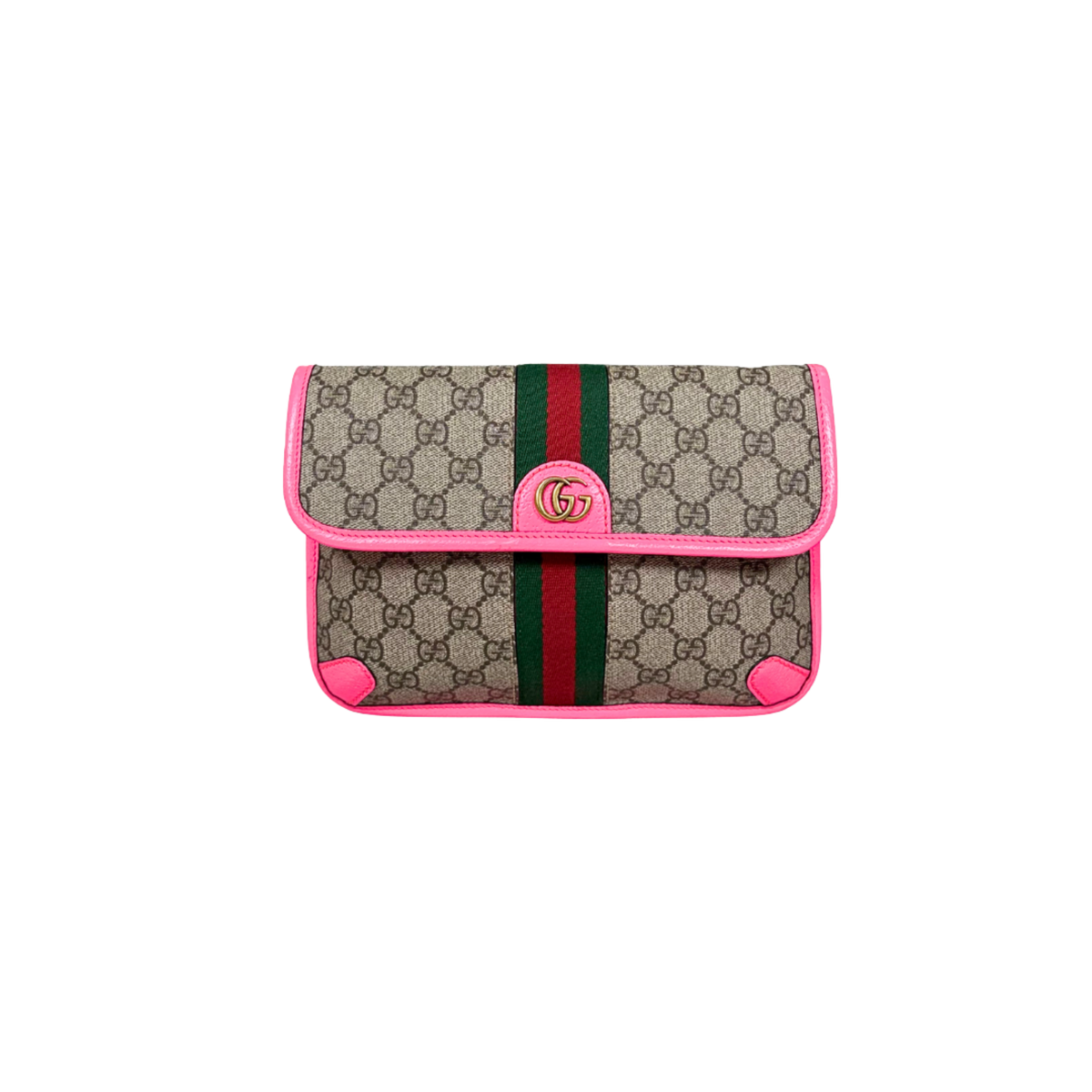 Bumbag Ophidia Pink Lining Gold Hardware