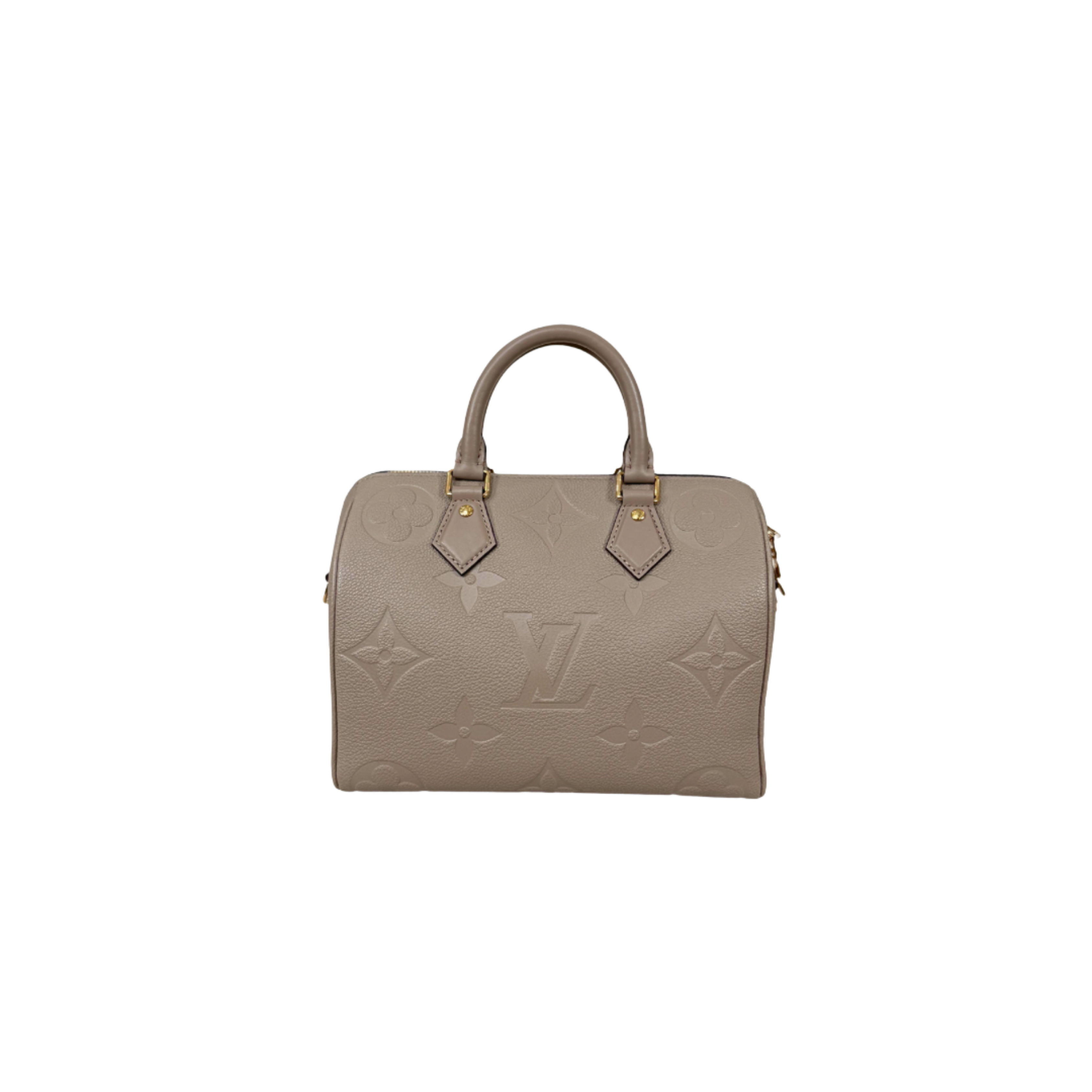 Speedy Bandouliere 25 Monogram Empreinte Beige Gold Hardware