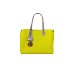 Addict Tote Bag Exotic Leather Green Gold Hardware