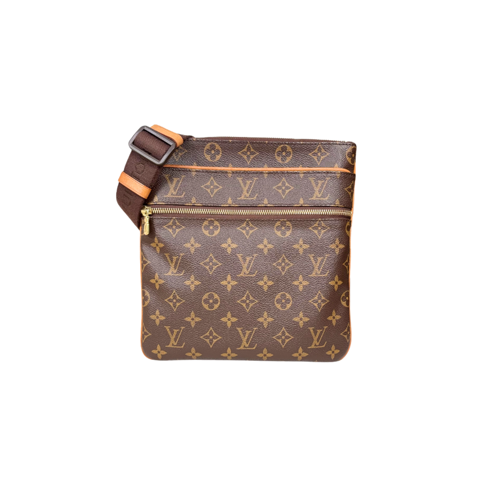 Monogram Pochette Valmy Shoulder Bag Gold Hardware