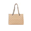 GST Beige Caviar Leather Silver Hardware Series 17