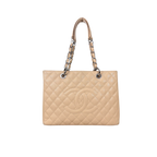GST Beige Caviar Leather Silver Hardware Series 17