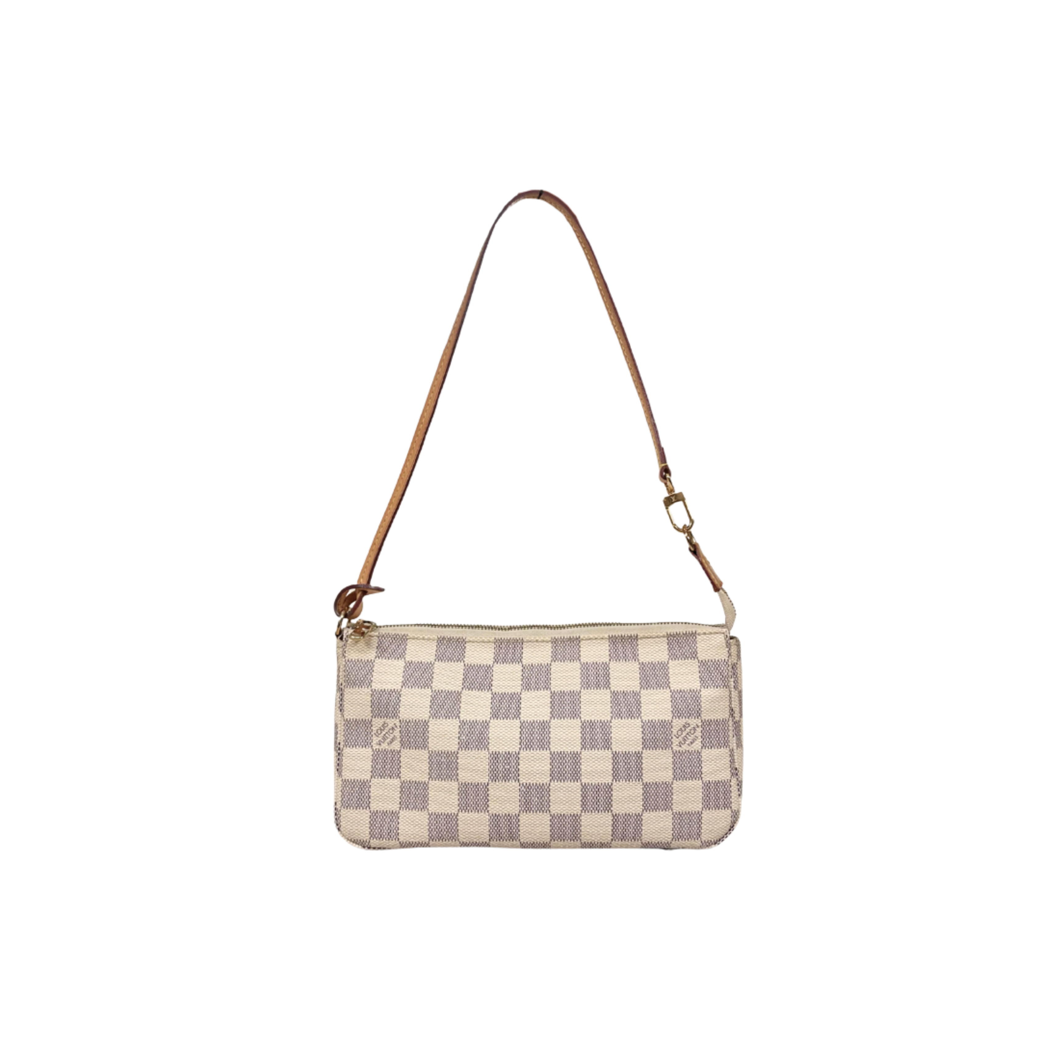 Pochette Accessories Damier Azur Gold Hardware