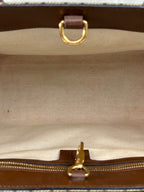 GG Supreme Canvas Small Tote Bag Beige & Ebony