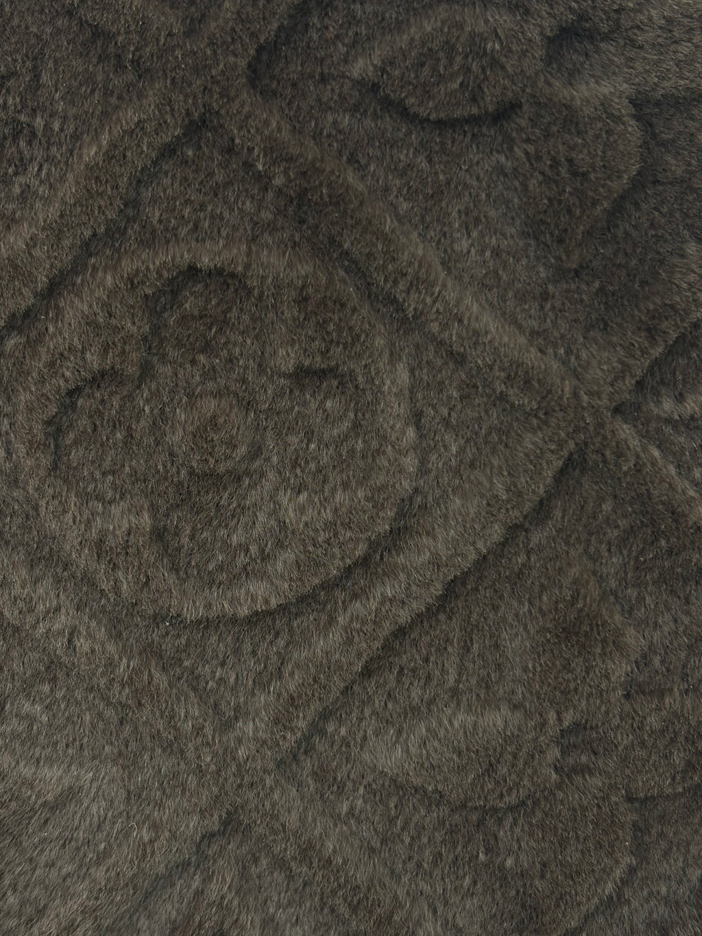 Capucines BB Brown Quilted Fur Gold Hardware