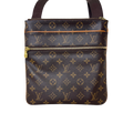 Monogram Pochette Valmy Shoulder Bag Gold Hardware