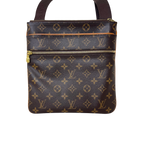 Monogram Pochette Valmy Shoulder Bag Gold Hardware
