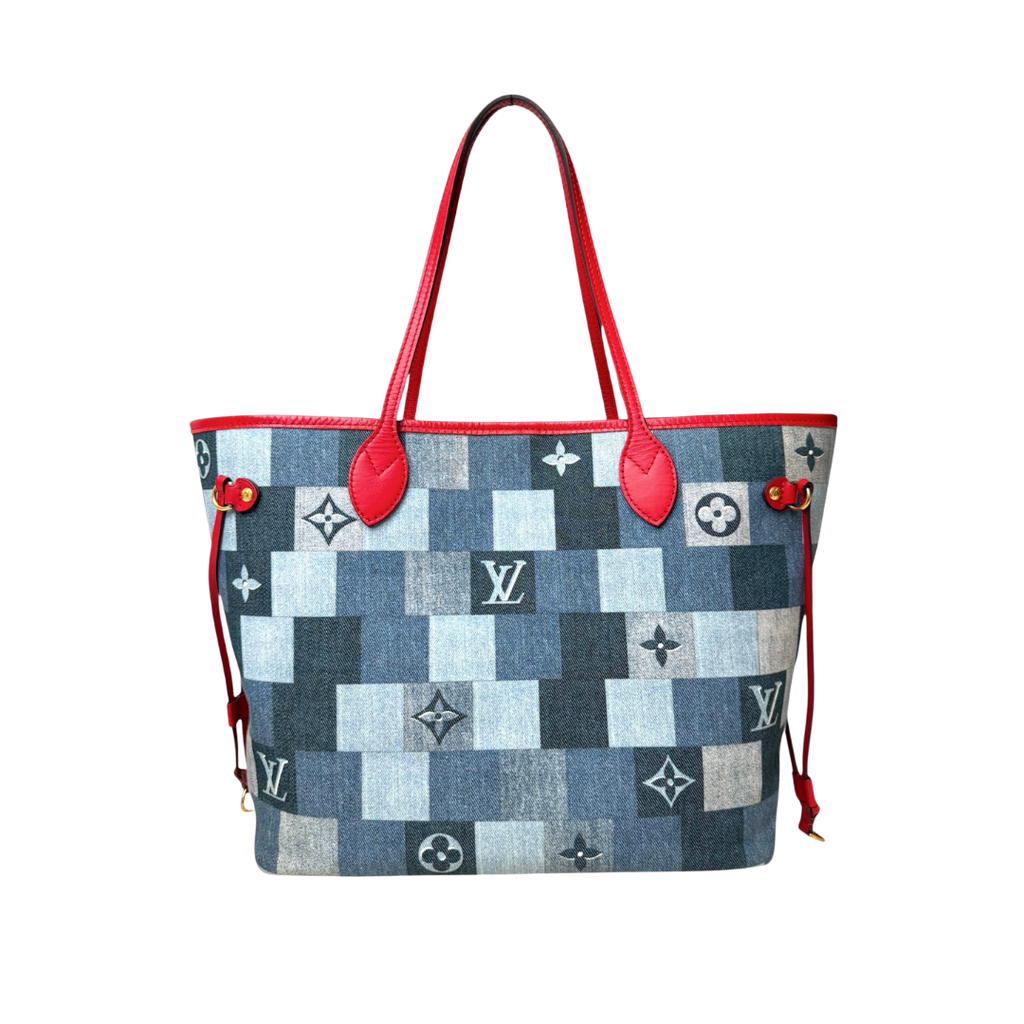 Neverfull MM Patchwork Denim