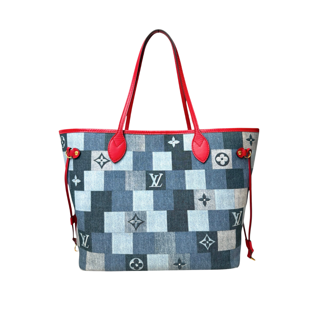Neverfull MM Patchwork Denim