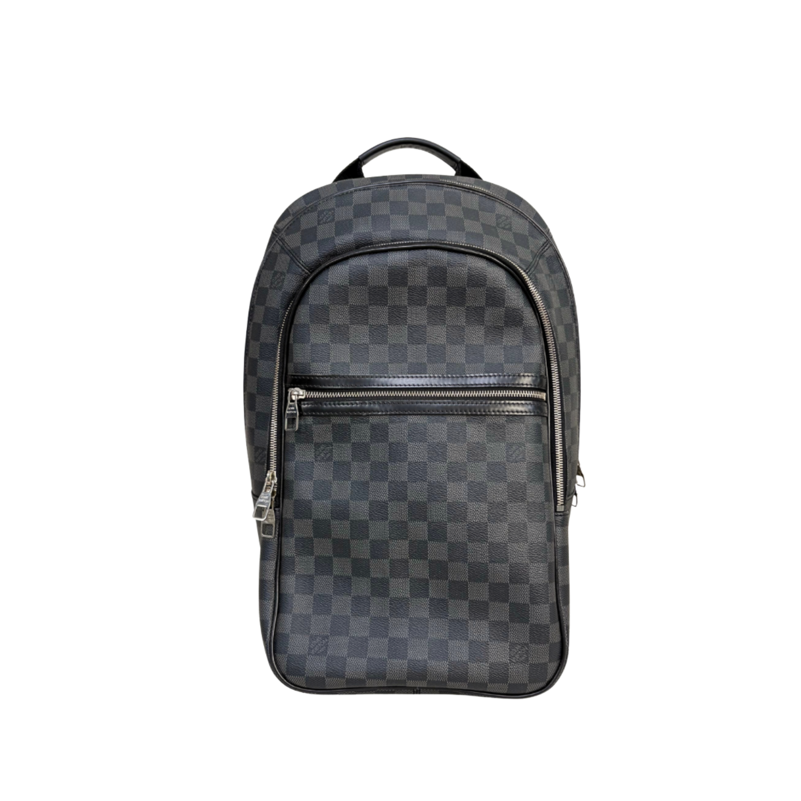 Damier Graphite Canvas Backpack Black Silver Hardware