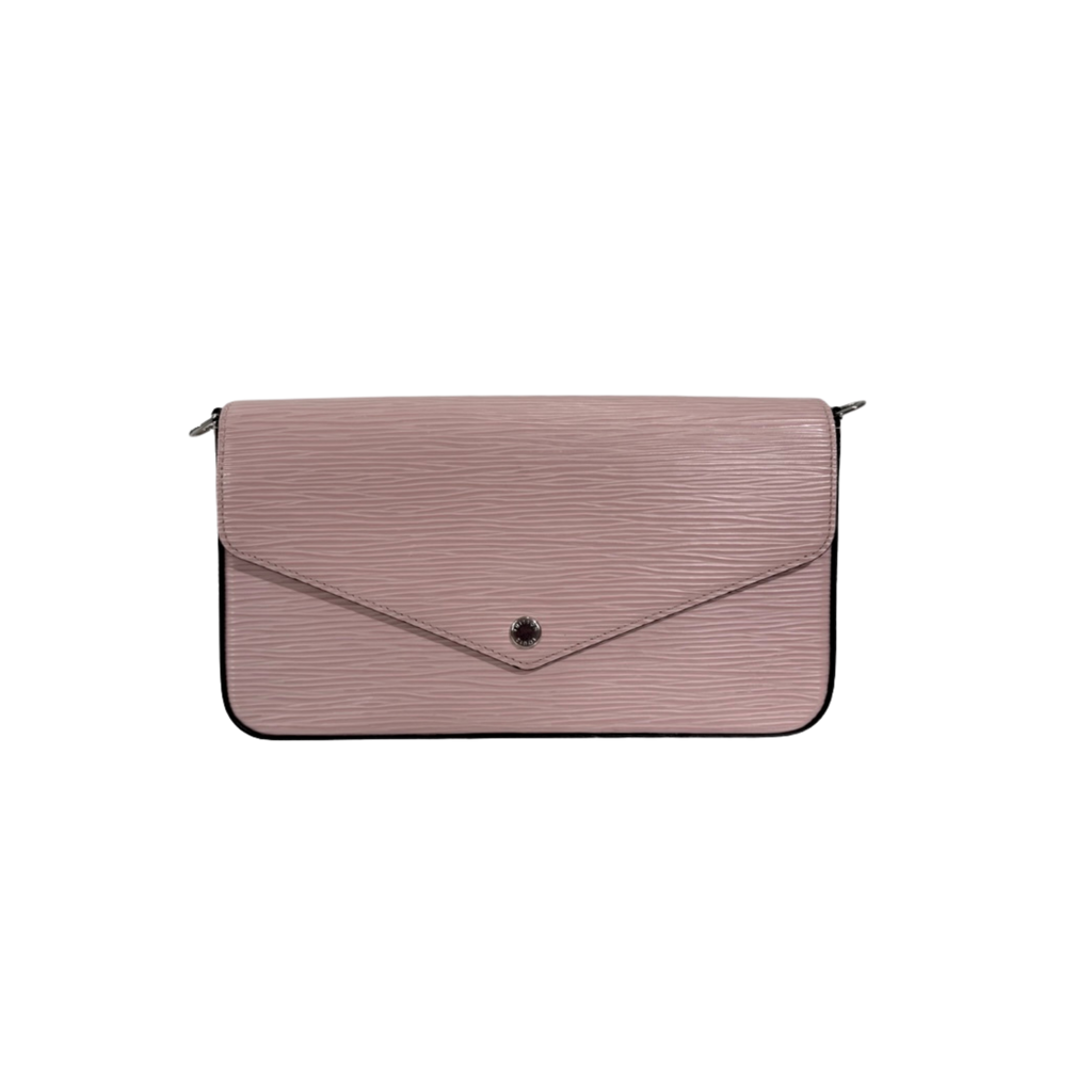 Félicie Pochette Pink Epi Leather