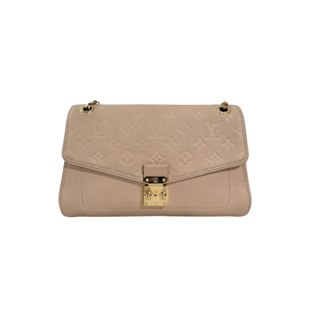 Saint Germaine Beige Monogram Empreinte Leather Gold Hardware
