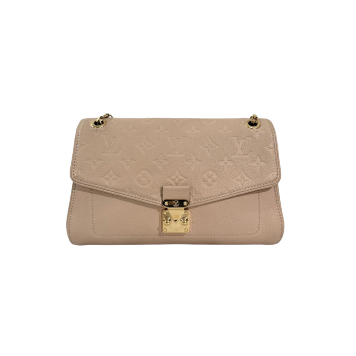 Saint Germaine Beige Monogram Empreinte Leather Gold Hardware