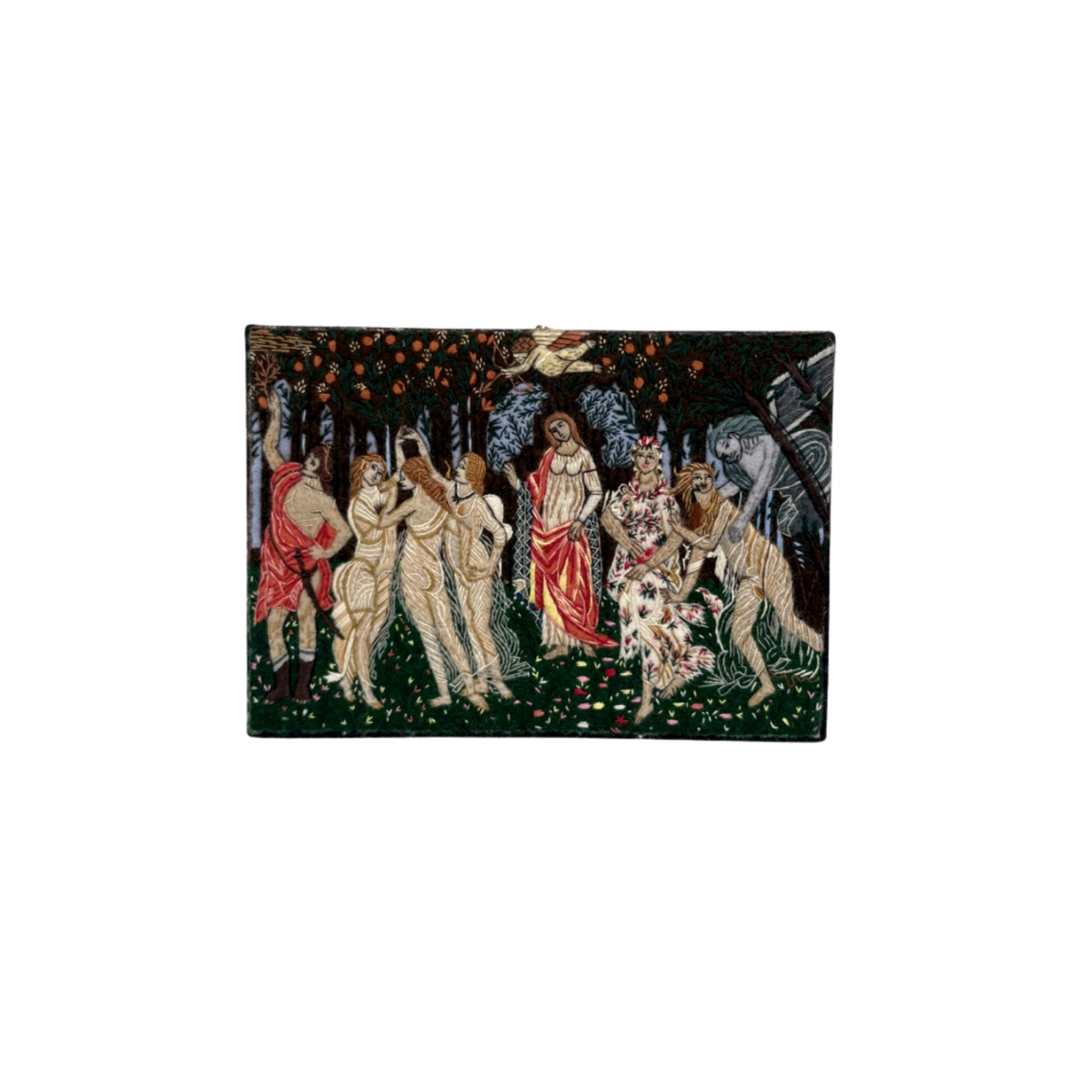 Olympia Le-Tan Book Spring Botticelli Clutch