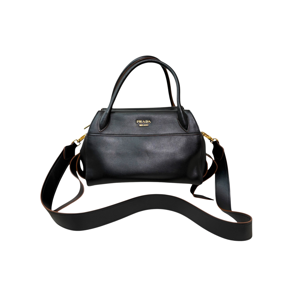 Bowler Smooth Leather Two-way Bag