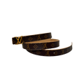 Monogram Reversible Belt Gold-Toned Buckle Hardware Size 85/34