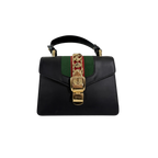 Sylvie Mini Black Cherry Line Gold Hardware