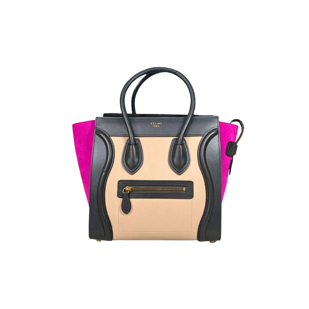 Micro Luggage Tri-color Gold Hardware