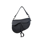 Medium Saddle Bag So Black Ultramatte Smooth Leather