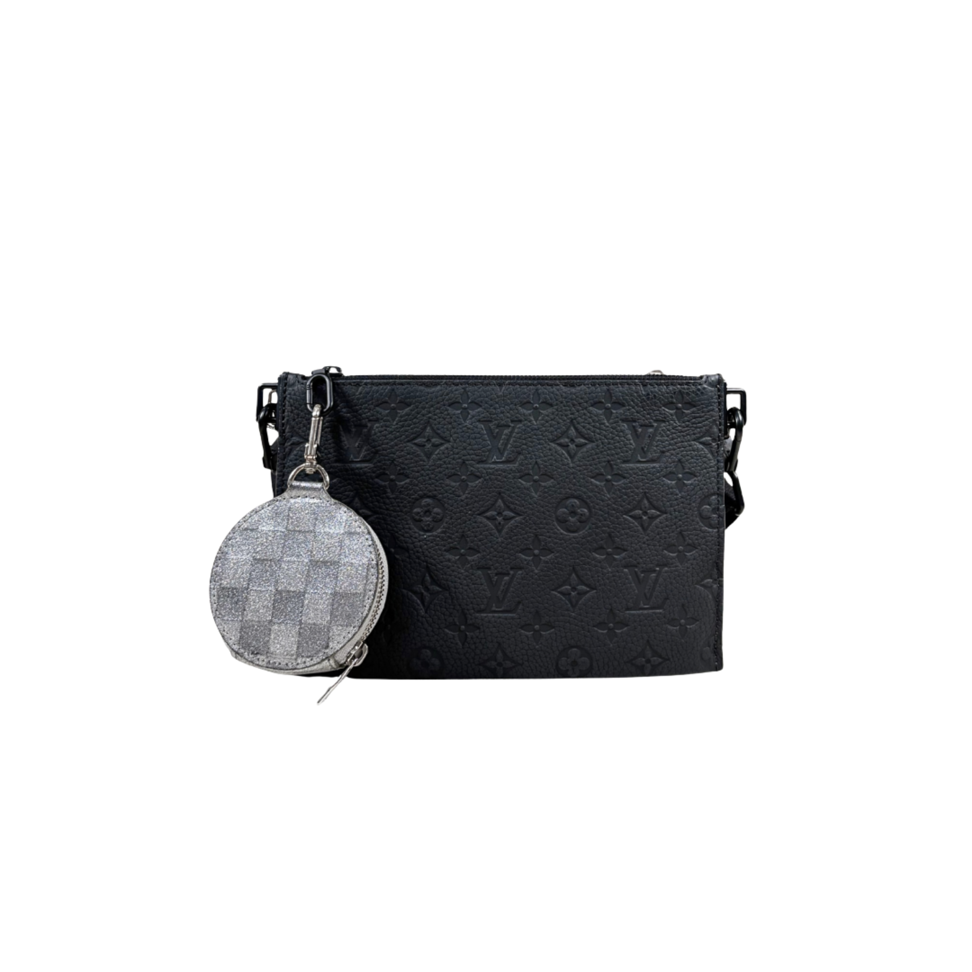 Limited Ed Trio Pouch Silver Dust Empreinte
