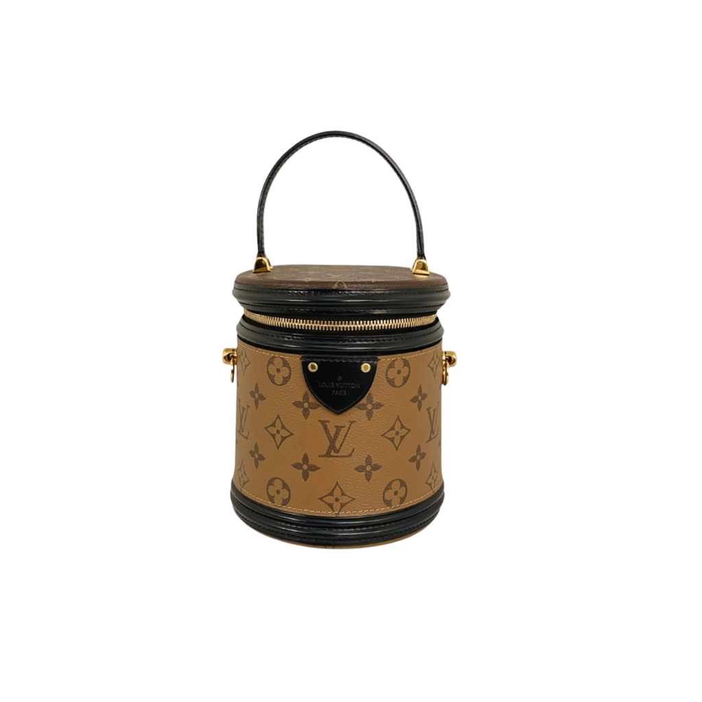 Cannes Handbag Monogram Canvas Gold Hardware