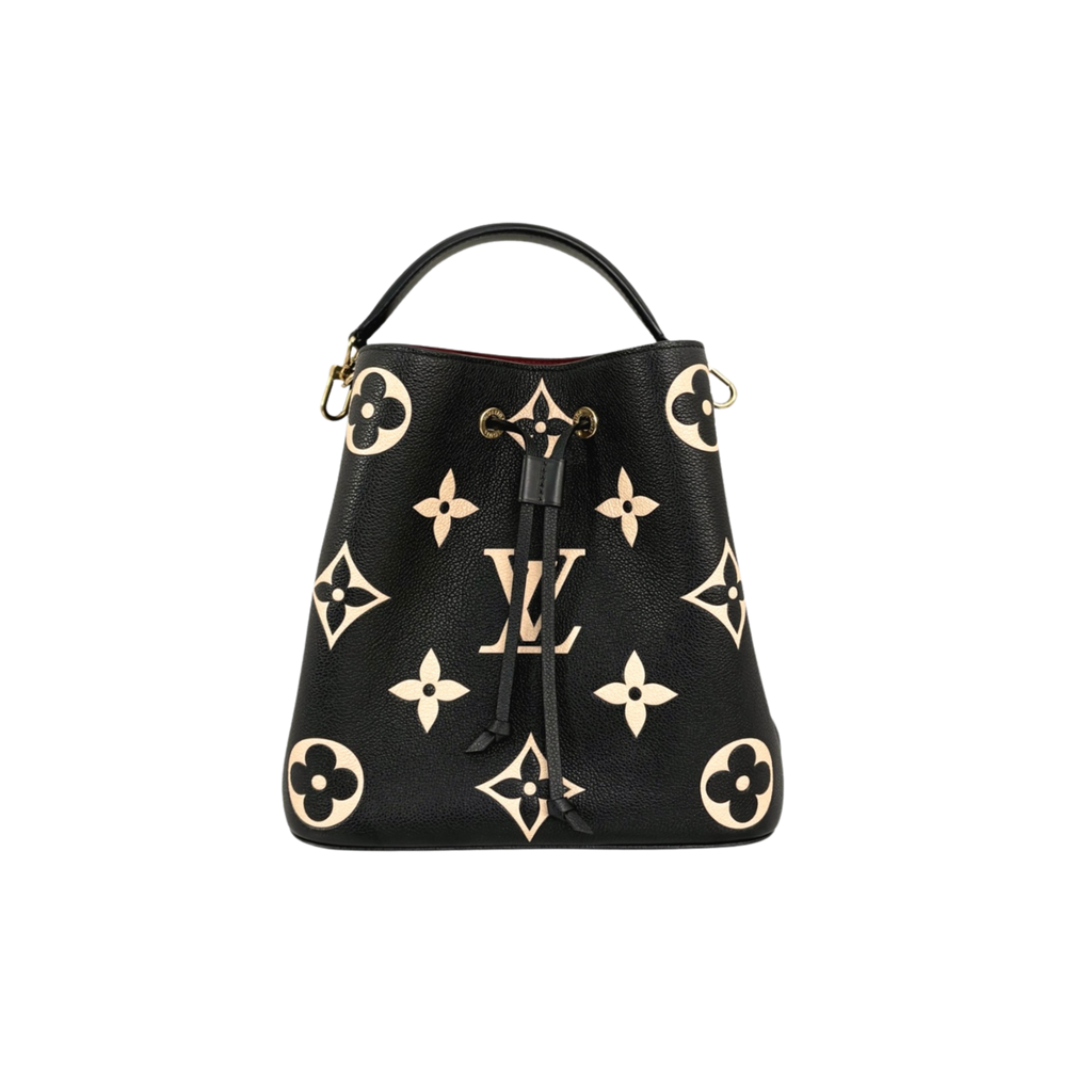 NéoNoé MM Bucket Bag Bicolor Monogram Empreinte Leather