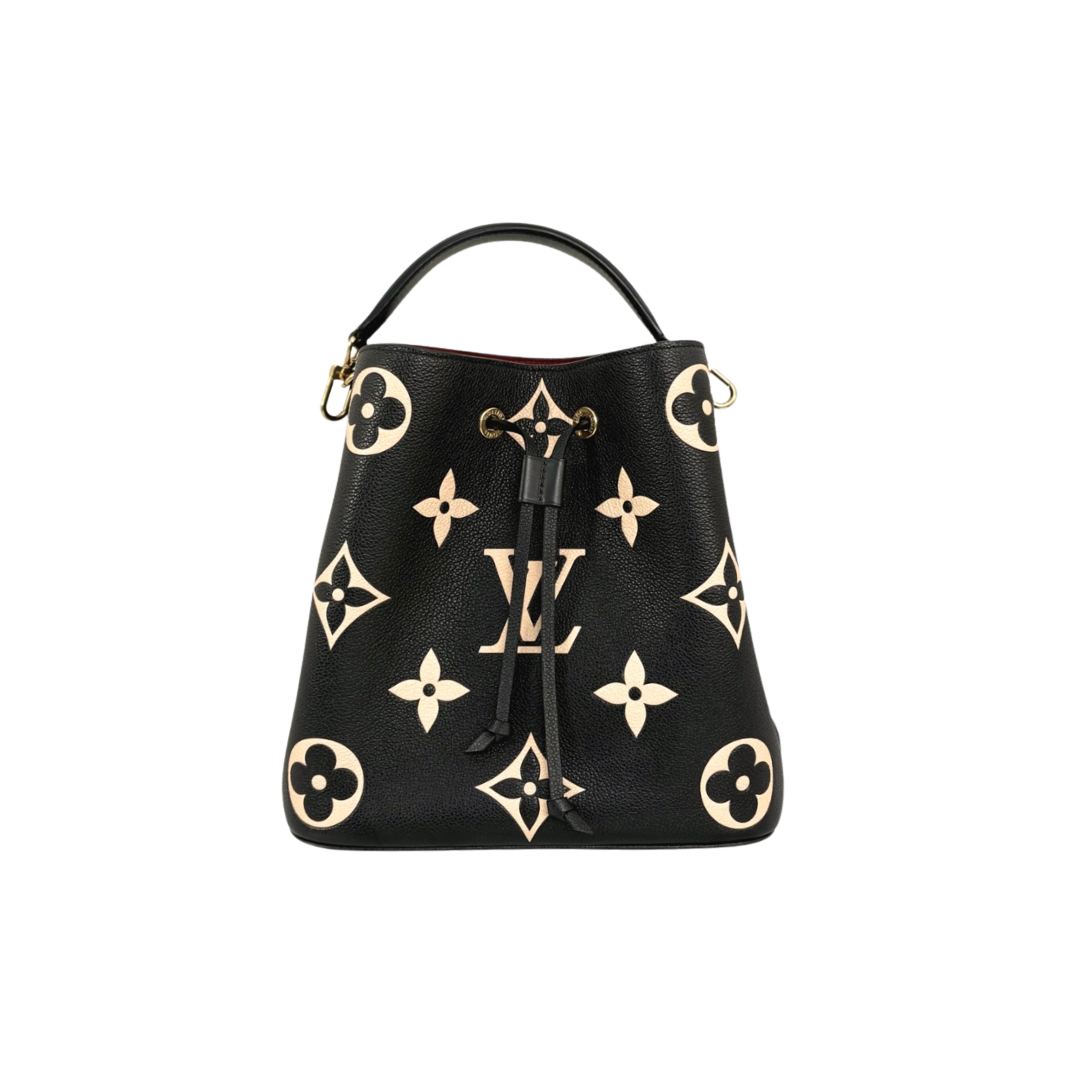 NéoNoé MM Bucket Bag Bicolor Monogram Empreinte Leather